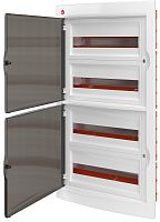 Бокс пластиковый DKC RAM base ЩРВ-П-72 (850х425х98мм) без клемм IP41 белый прозрачная дверца картинка 